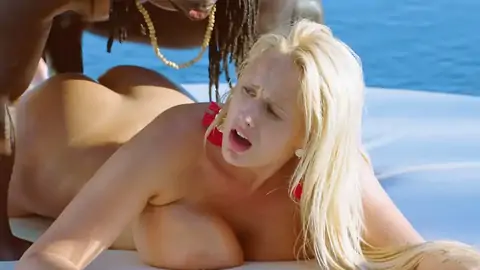 Angel Wicky having interracial pulverize-a-thon at the vacation